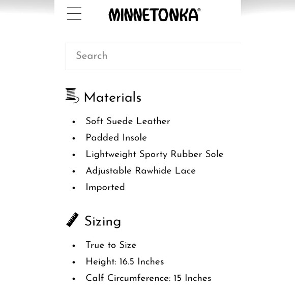 Minnetonka knee high handmade suede boots - Picture 7 of 8